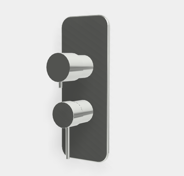 Смеситель для душа Fima Carlo Frattini Spillo Up, на 2/3 потребителя, хром (F3039X6CR)