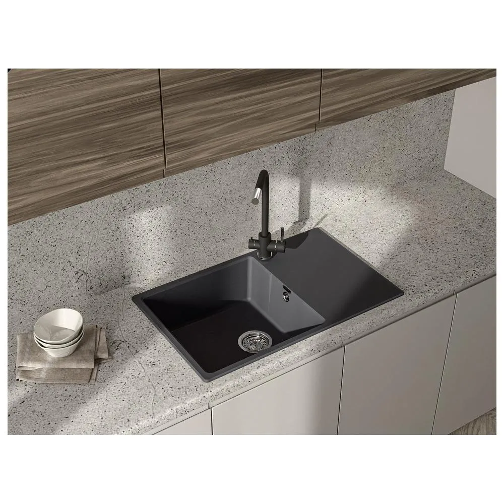 Кухонная мойка GranFest URBAN 678L, черный