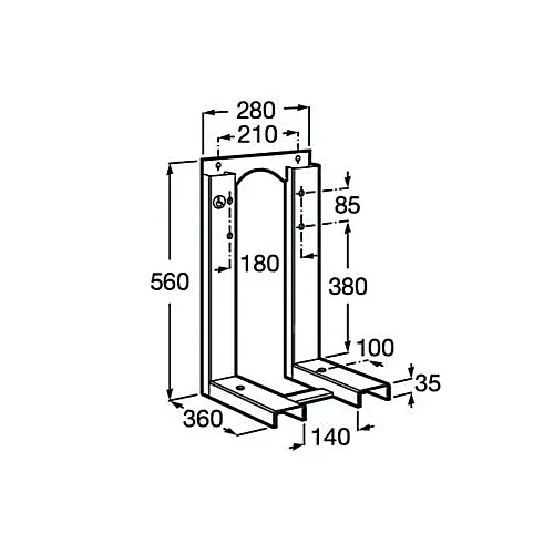 822091001 Каркасная рама