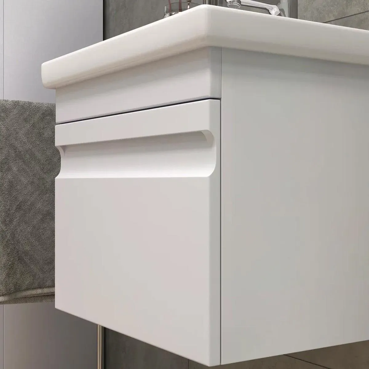 Тумба с раковиной подвесная VIGO Holly 038, 50 см