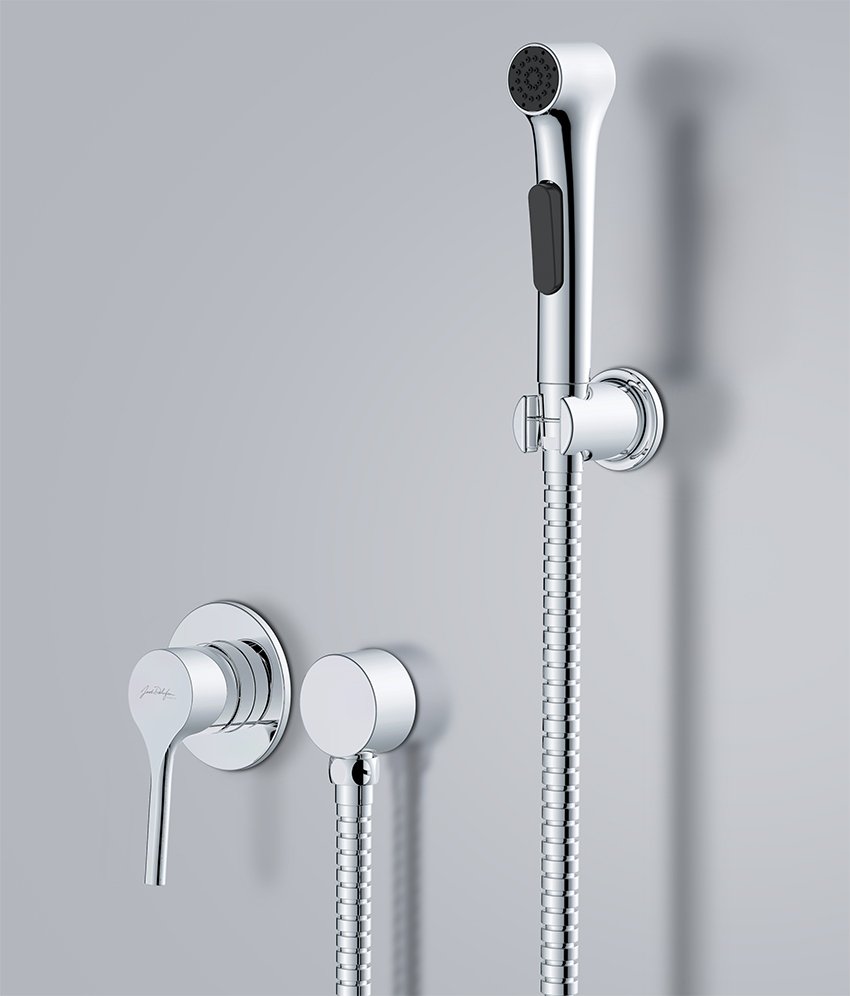 Гигиенический набор Jacob Delafon Elate (E24610-CP) комплект со смесителем