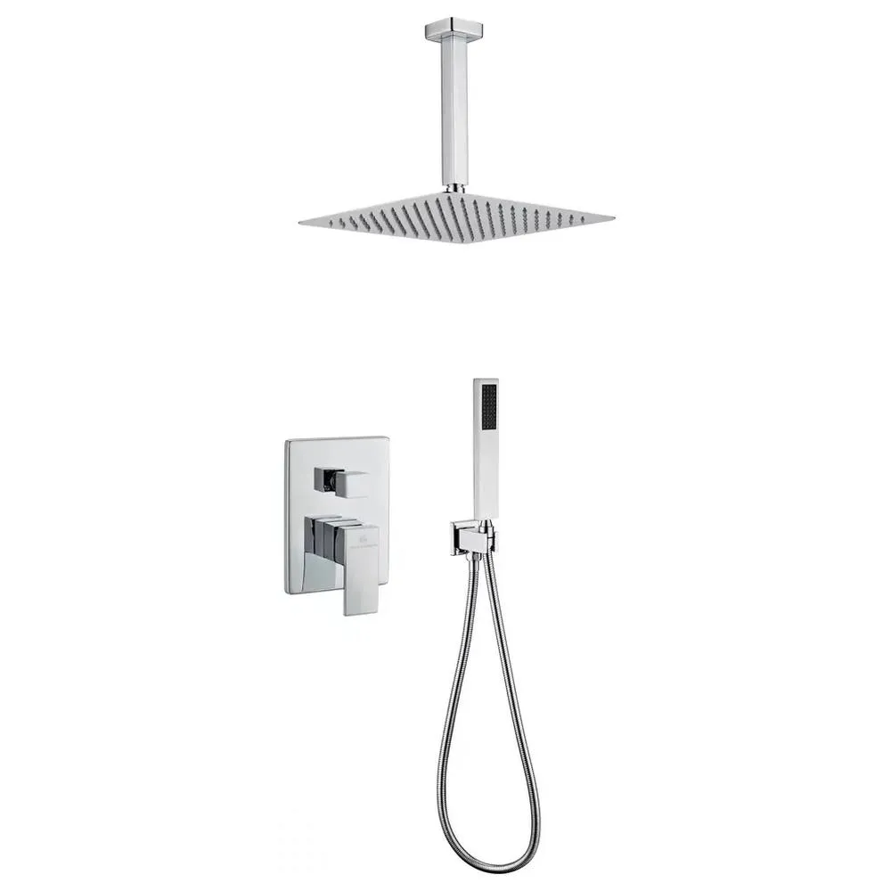 Душевая система встраиваемая (без излива) Grocenberg GB5089CR-4, хром