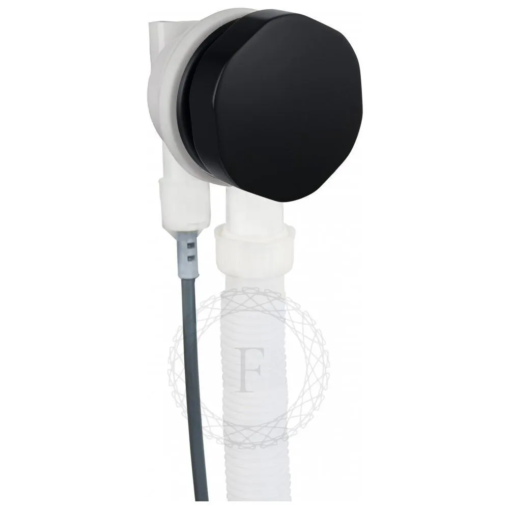 Слив-перелив (полуавтомат, 80 см.) FILARETE FL80BL, черный