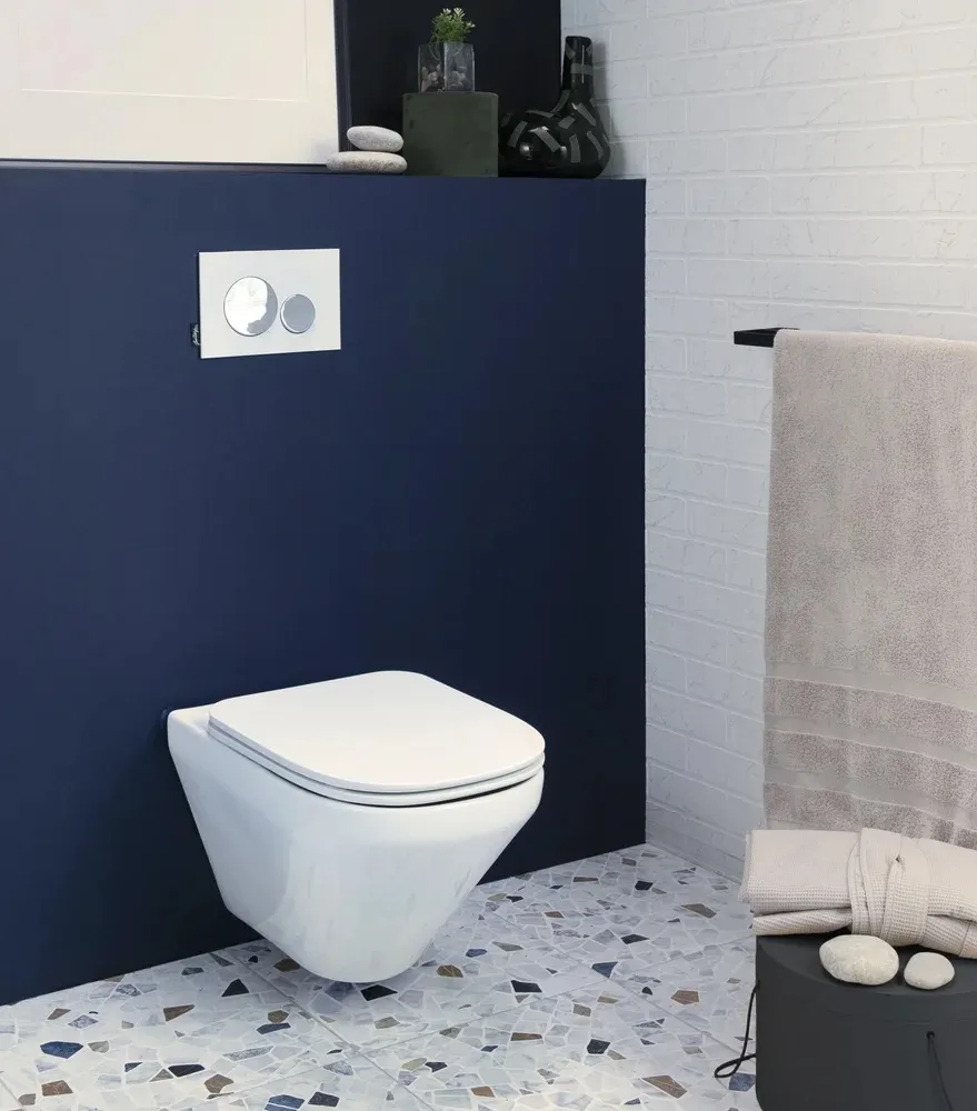 Комплект унитаз с инсталляцией и сиденьем микролифт Jacob Delafon Modern Life E21774RU-00 безободковый