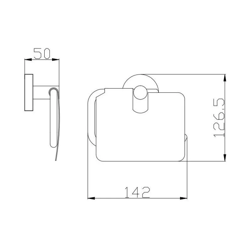 Держатель для туалетной бумаги Rav Slezak COLORADO COA0400Z, золото
