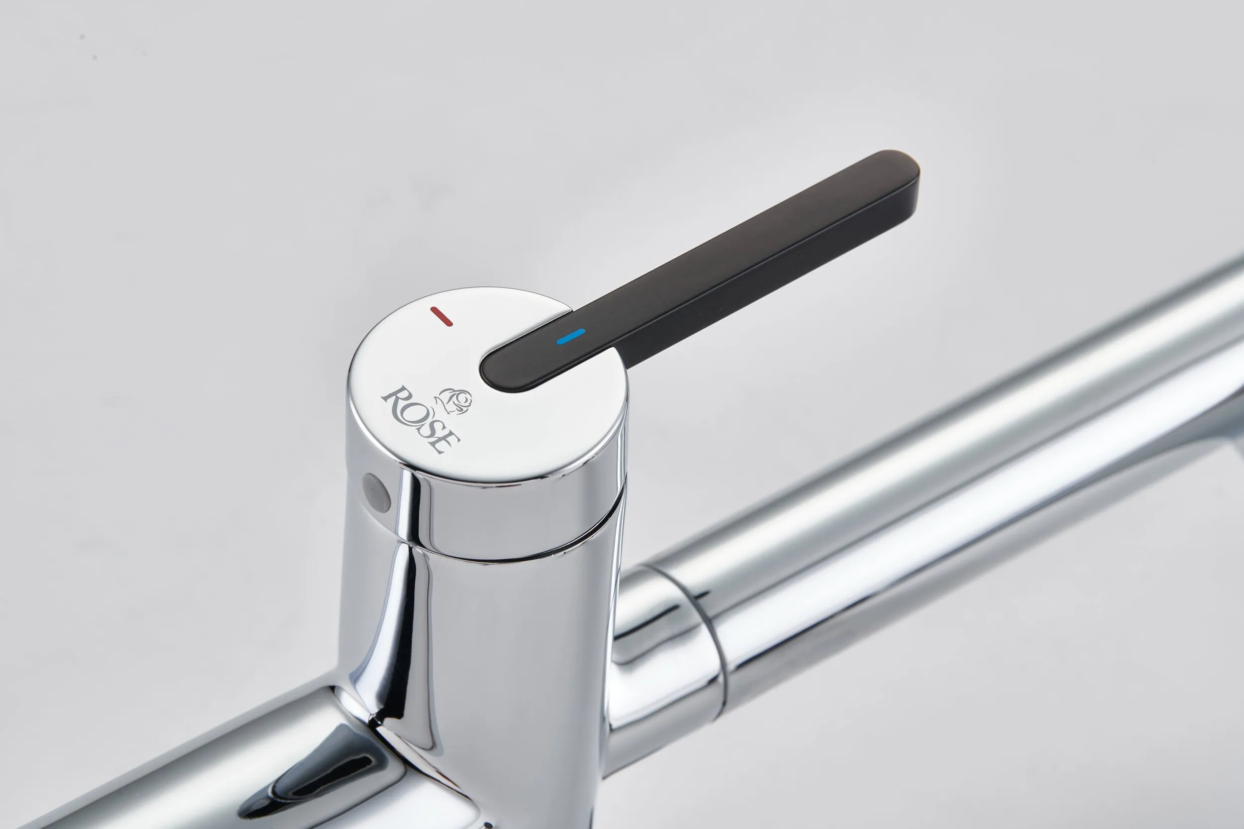 Смеситель для кухни с подключением фильтра для воды Rose R458, хром