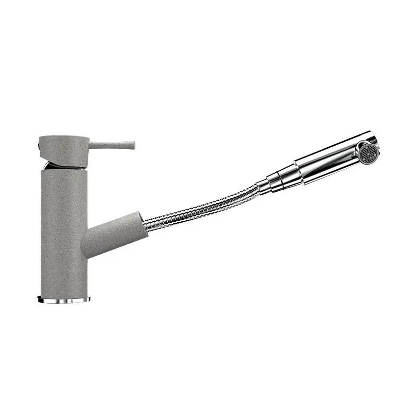 Смеситель для кухни Ulgran U-009-310, серый