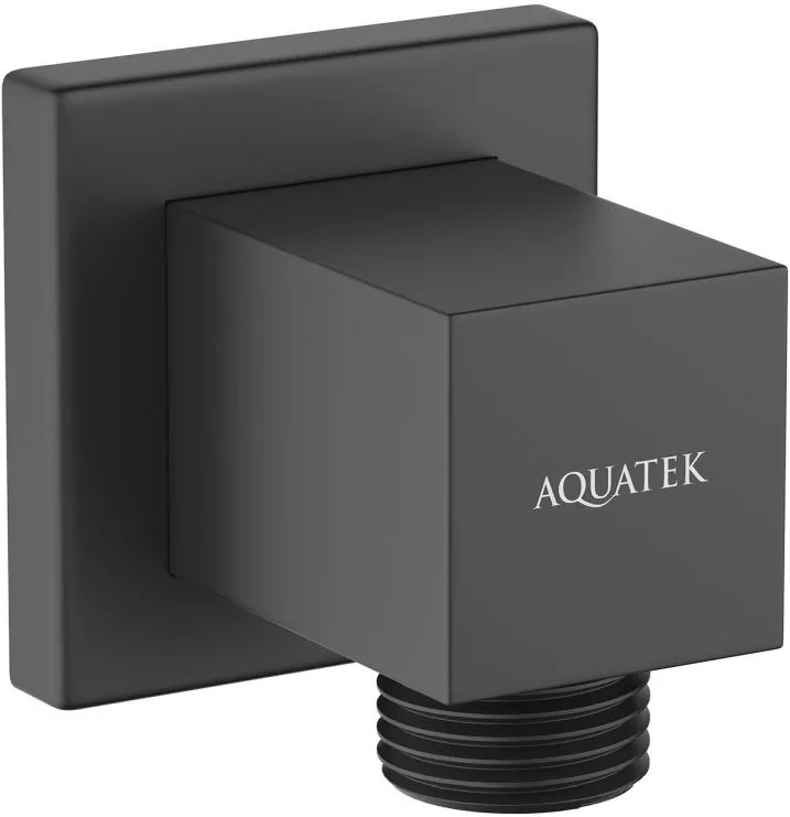Шланговое подсоединение AQUATEK, матовый черный AQ2458MB