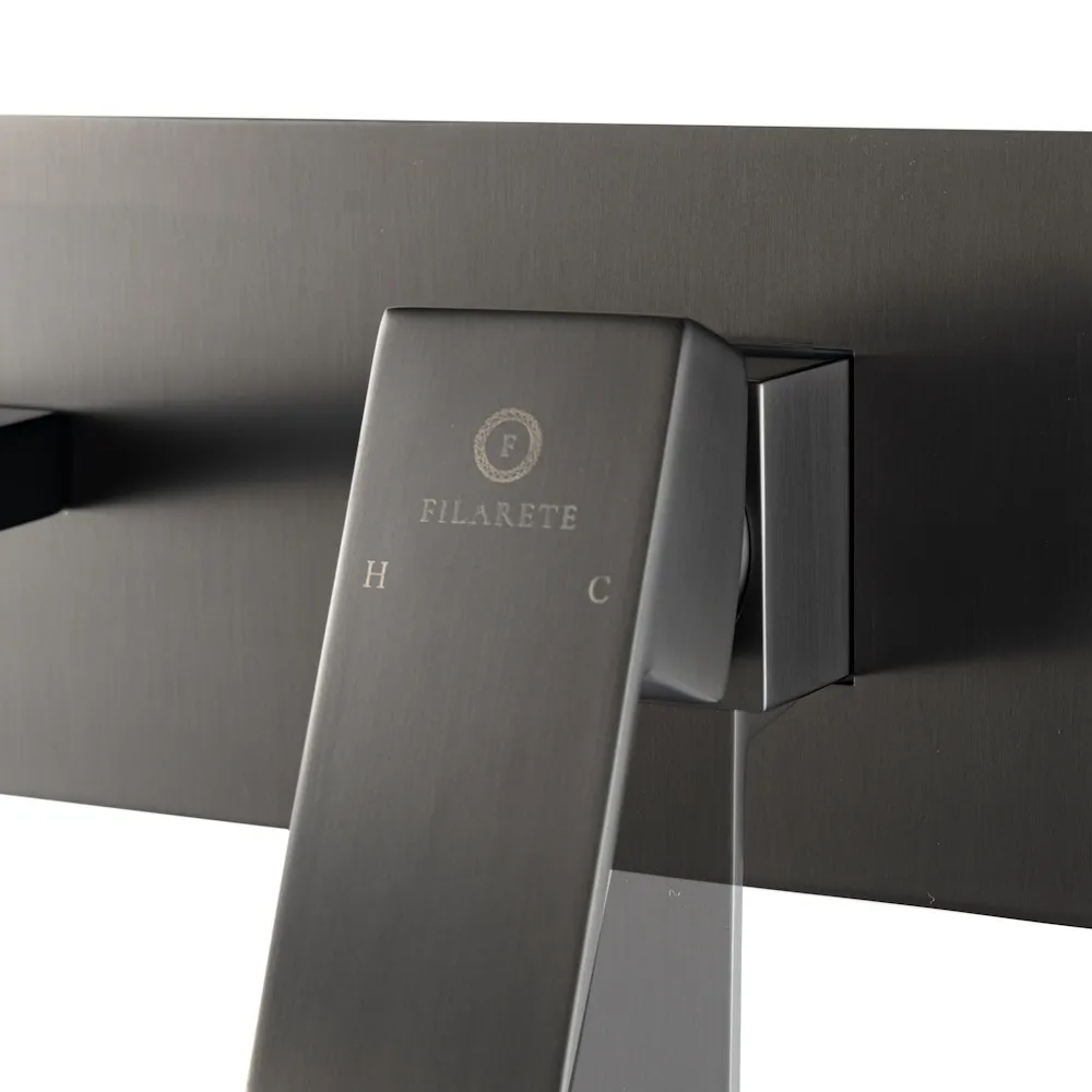 Смеситель для раковины встраиваемый FILARETE Fing FL4040BG, графит