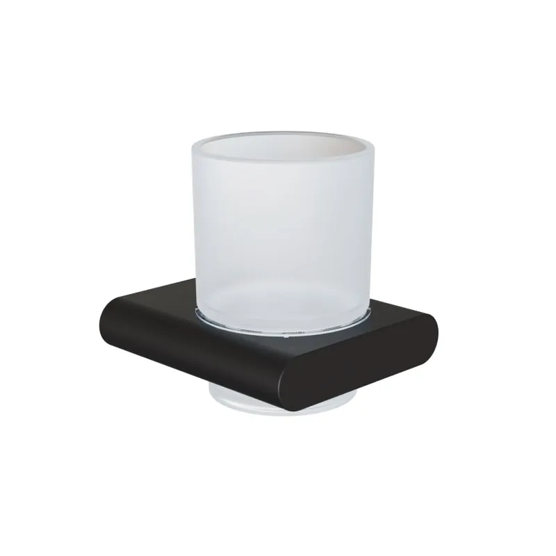 Стакан для ванной комнаты Knotlor SC101BL, черный