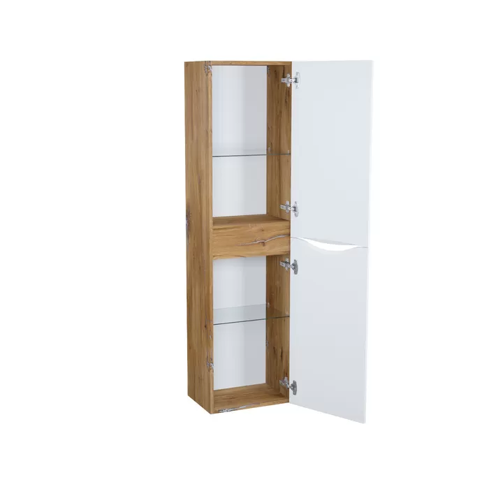 Пенал IDDIS подвесной 40 см белый/золотистый дуб Cloud (CLO40Y0i97)