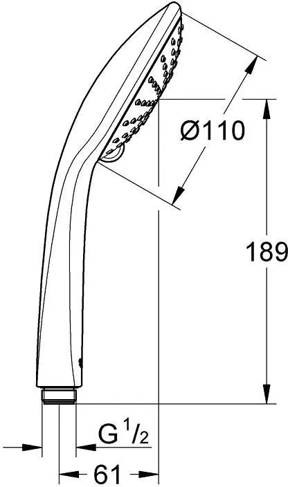 Ручной душ Grohe Euphoria 27220000