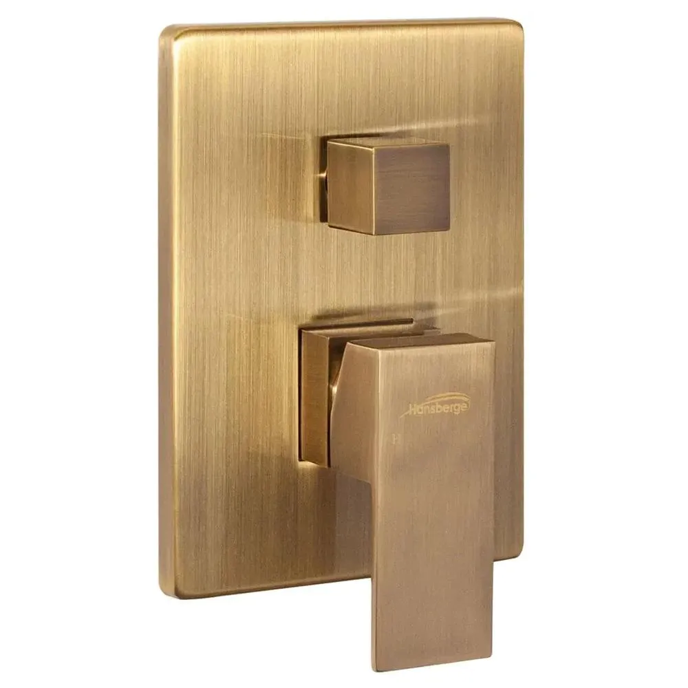 Душевая система встраиваемая Hansberge H6075BR, бронза