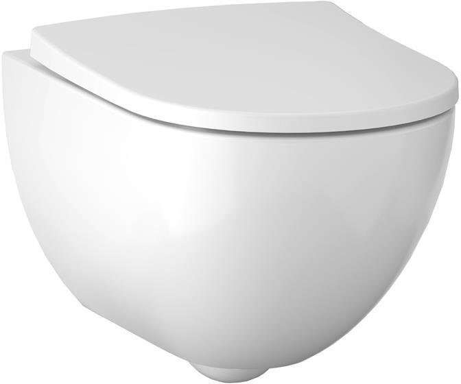 Унитаз Geberit Acanto, без ободка 500.600.01.2 без крышки
