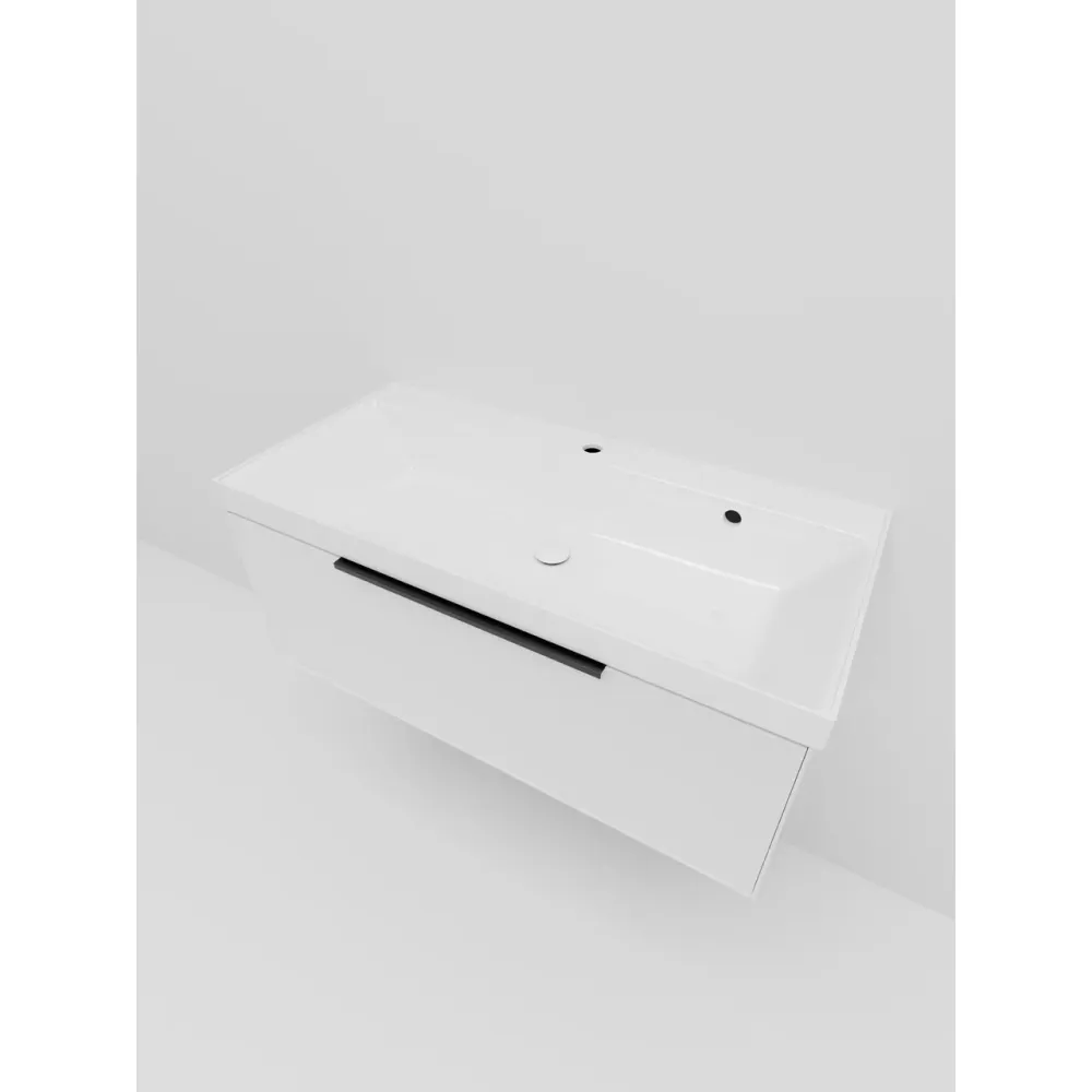 Тумба под раковину подвесная La Fenice SIMPLA FNC-01-SIM-B-100, белая