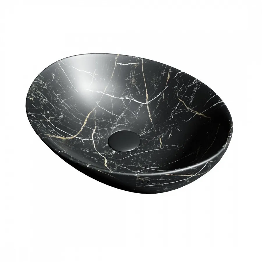 Раковина чаша Maretti EN13NS87-560MR, черный мрамор