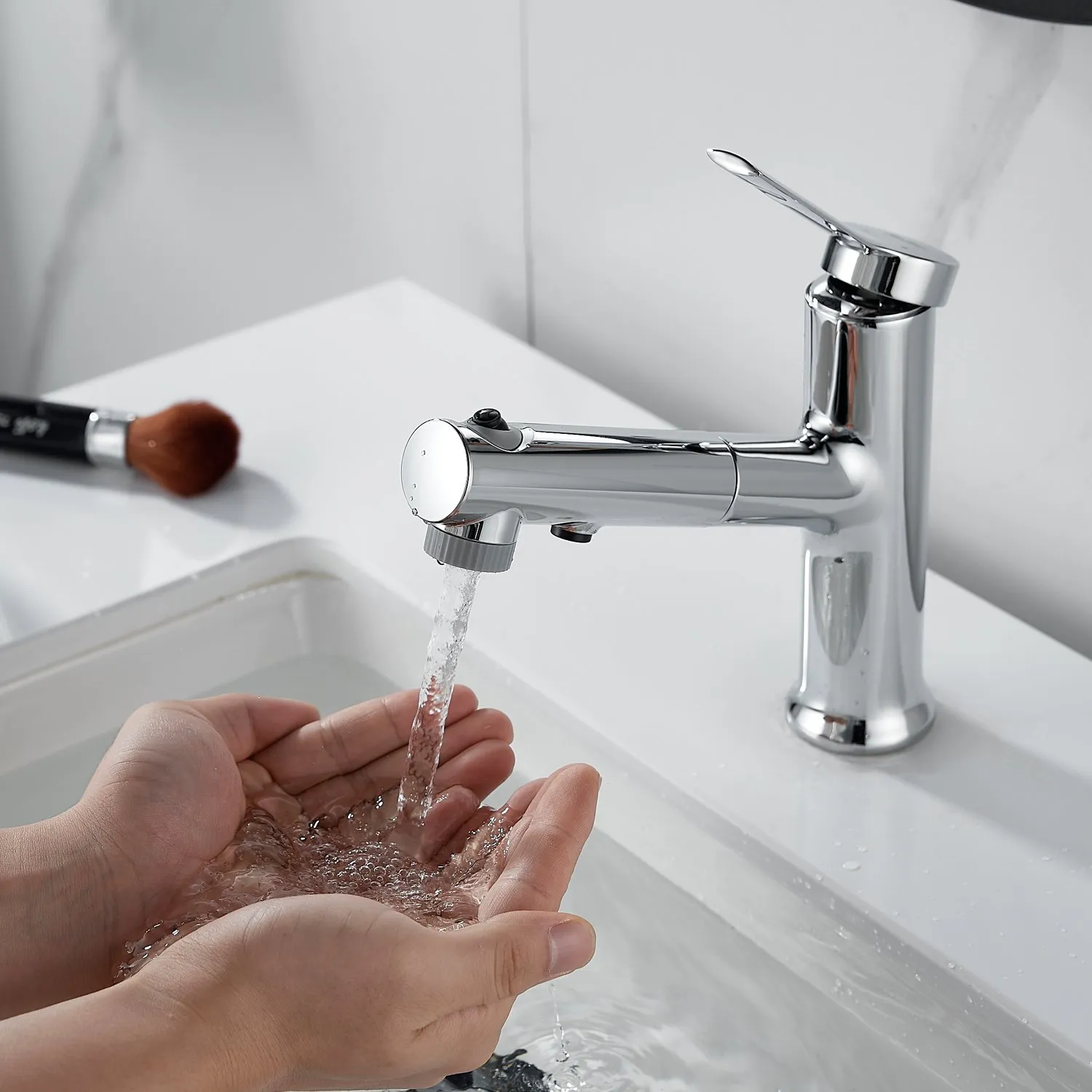 Смеситель для раковины многофункциональный Raffine F281, хром