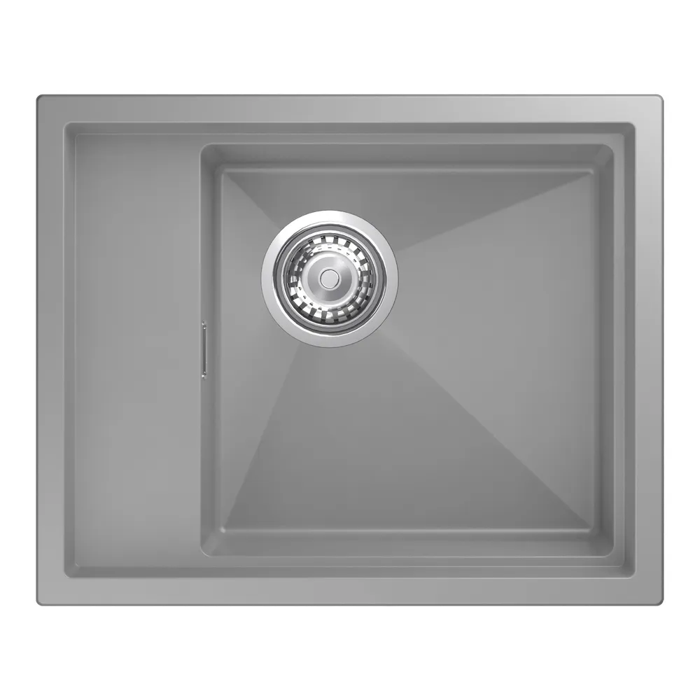 Кухонная мойка Rivelato NOBILE NB-544-L, серый металлик