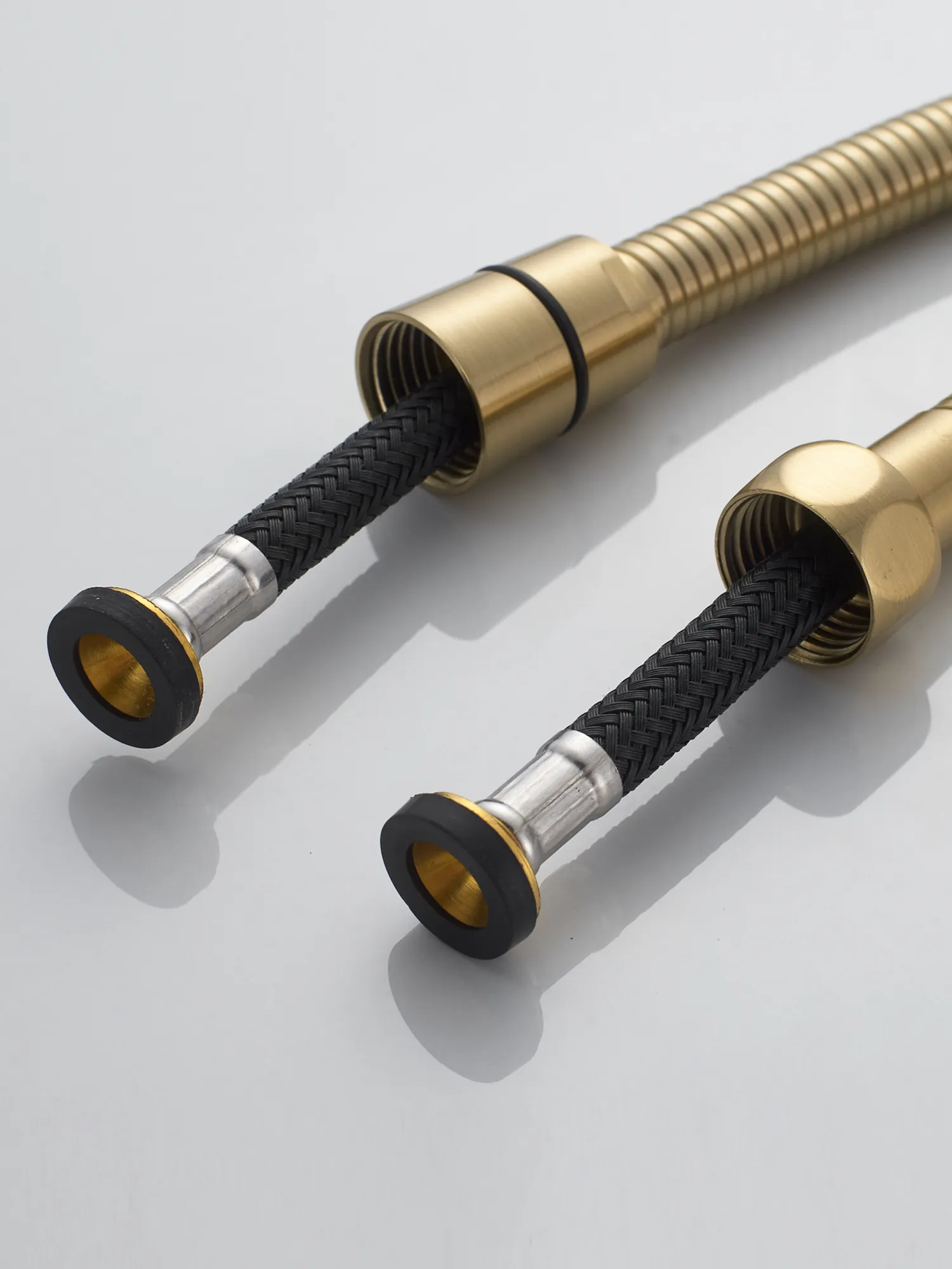 Гигиенический душ с термостатом Rose R915G, золотой сатин