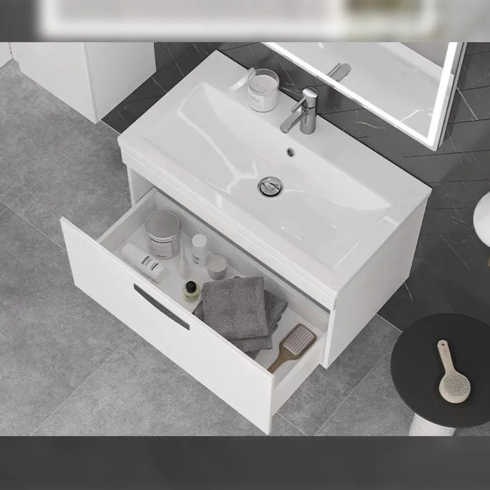 Тумба с раковиной подвесная Velvex Estea tp.EST.MOD.80.1Y, 80 см