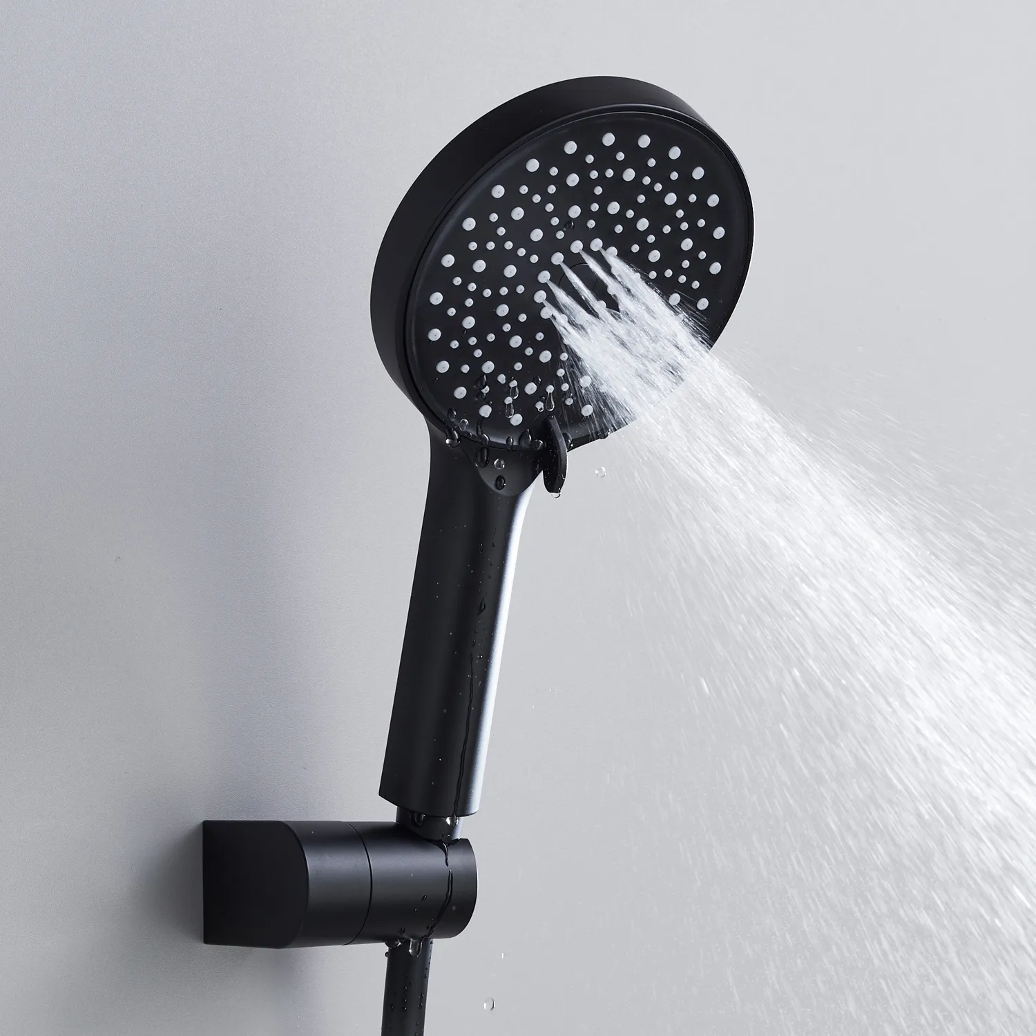 Душевая система встраиваемая Shevanik S4335H, черный