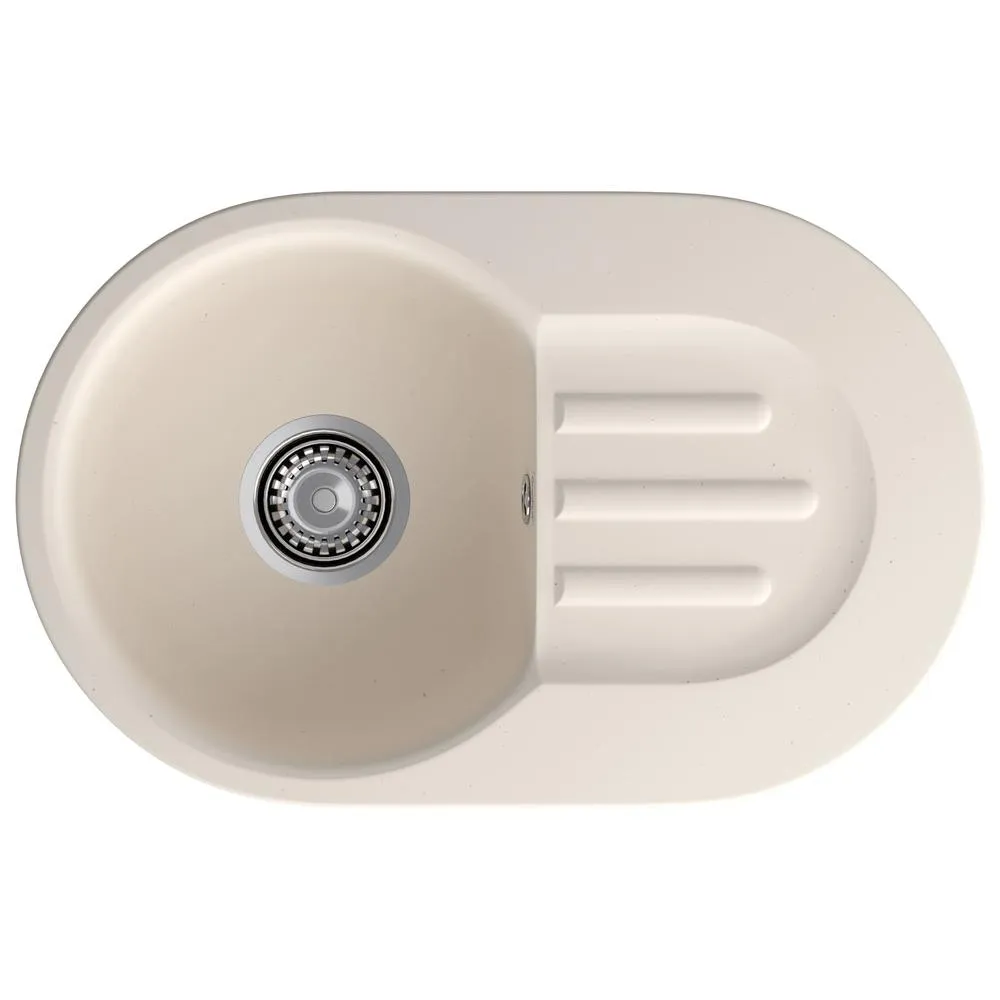 Кухонная мойка GranFest SMART 685L, белый