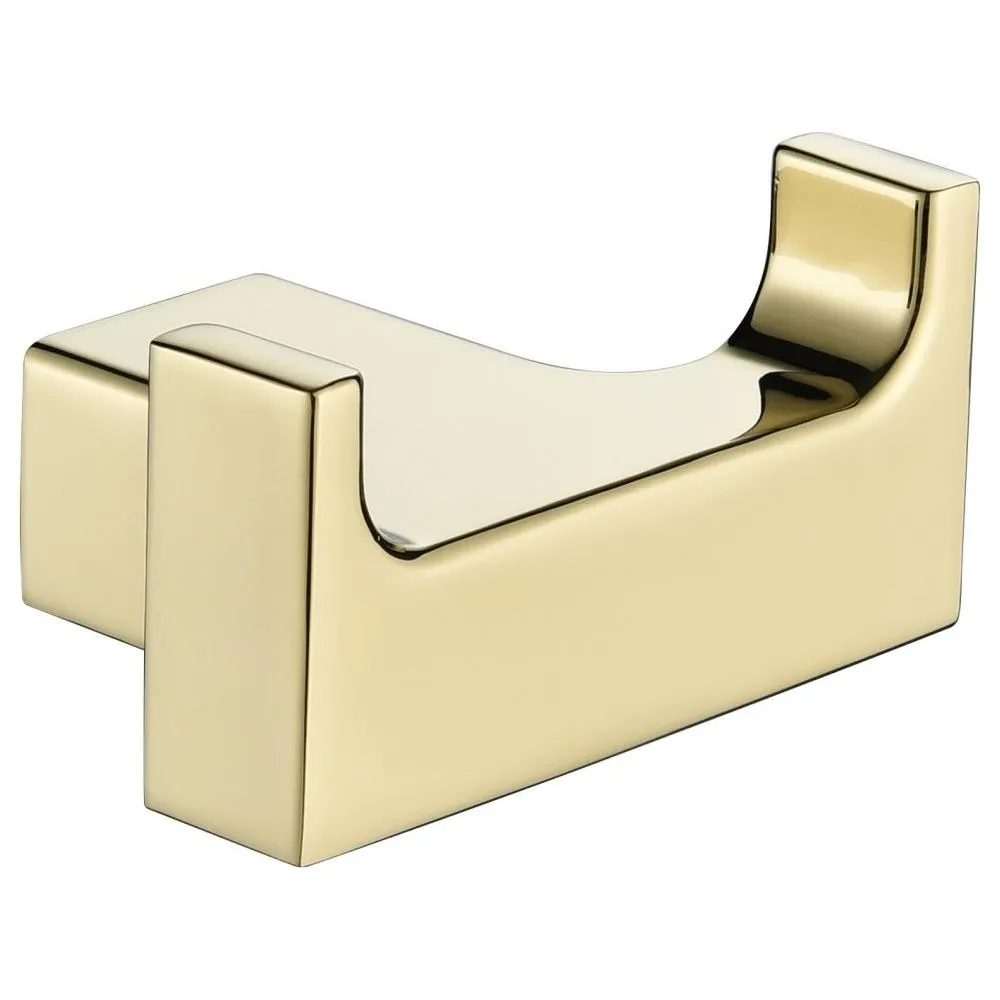 Крючок для ванной комнаты двойной Grocenberg AC0018GO, золото