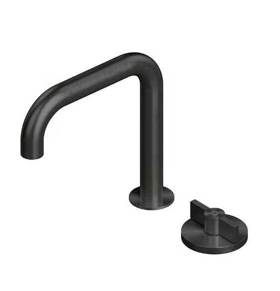 Смеситель для раковины Quadro design Valvola01, золото черное (19 31 ON)