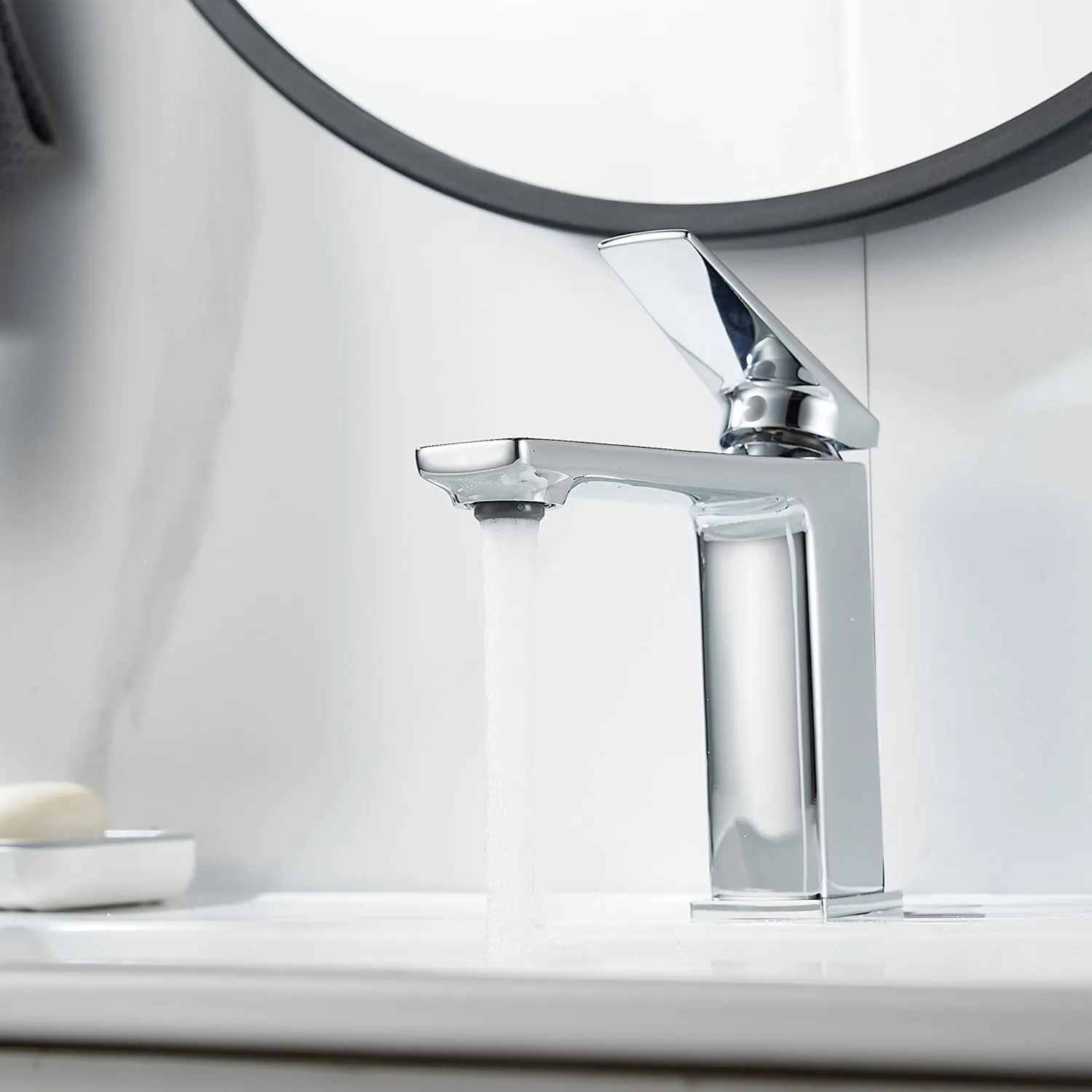 Смеситель для раковины Shevanik S8901-1, хром