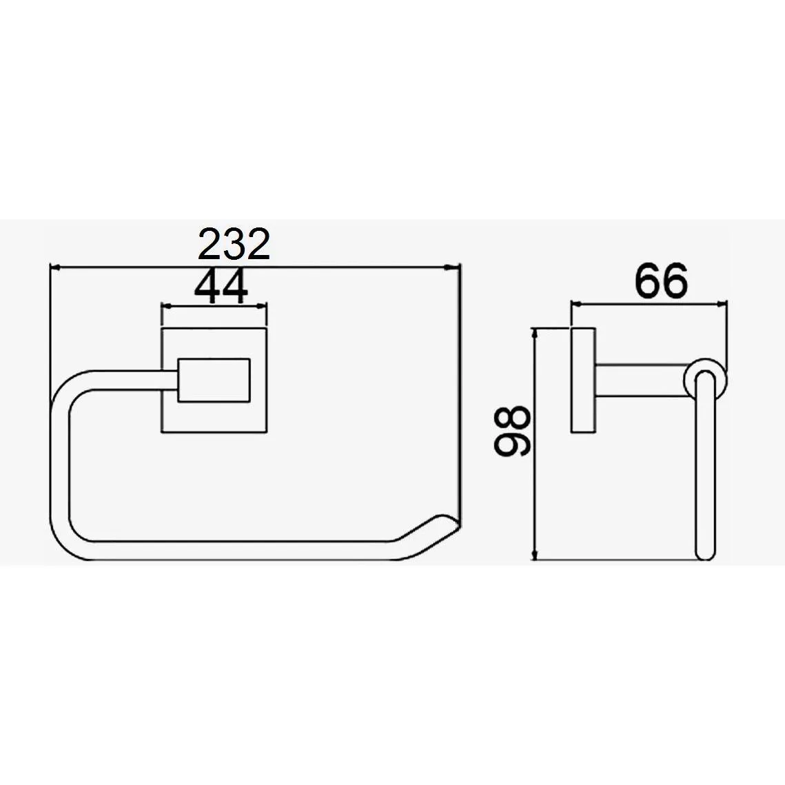Держатель для бумажных полотенец D-Lin D232222, черный