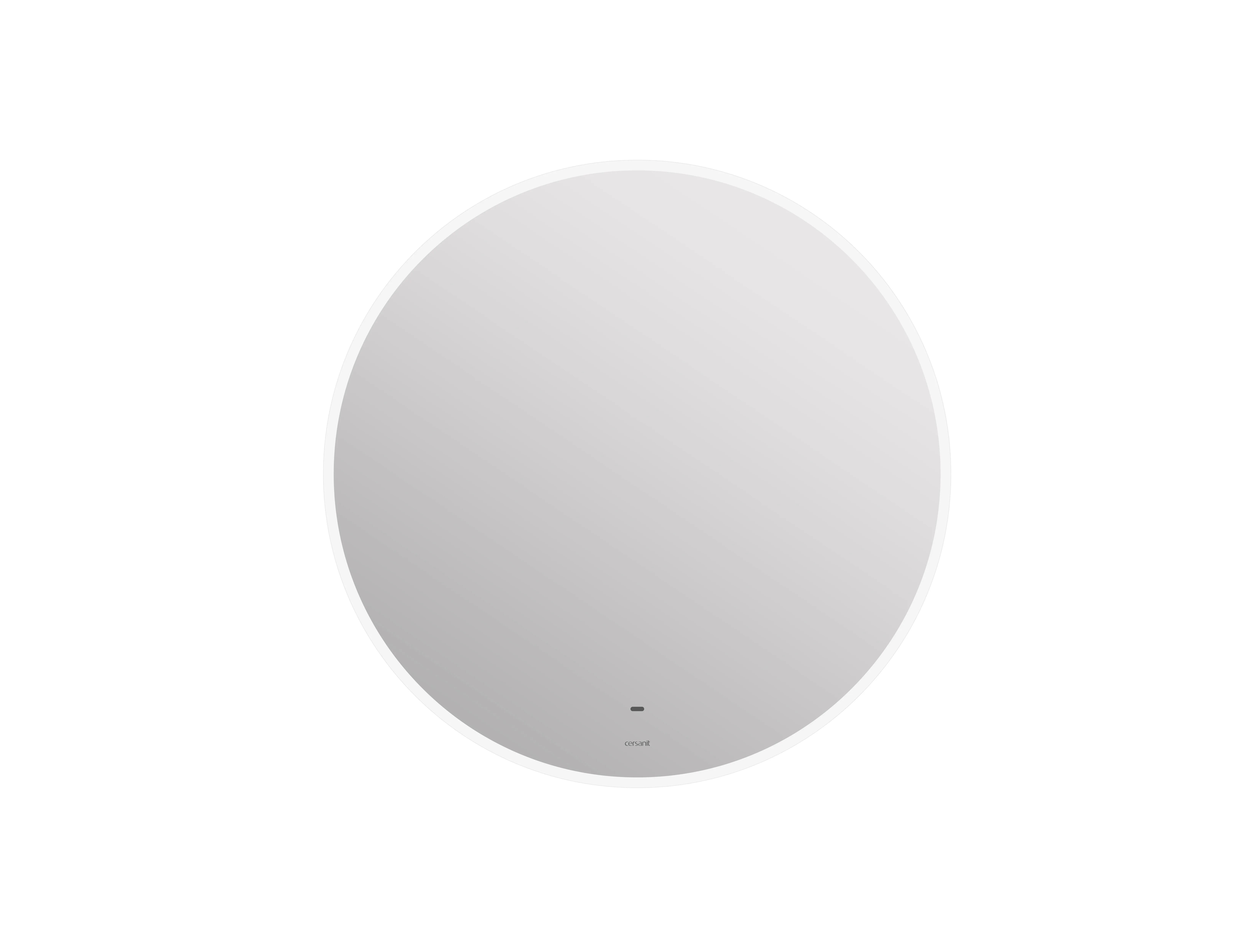 Зеркало Cersanit  ECLIPSE Fusion 72x72 с подсветкой круглое (64810)