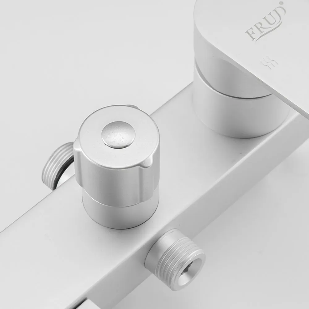 Душевая система FRUD R24001, серебристый