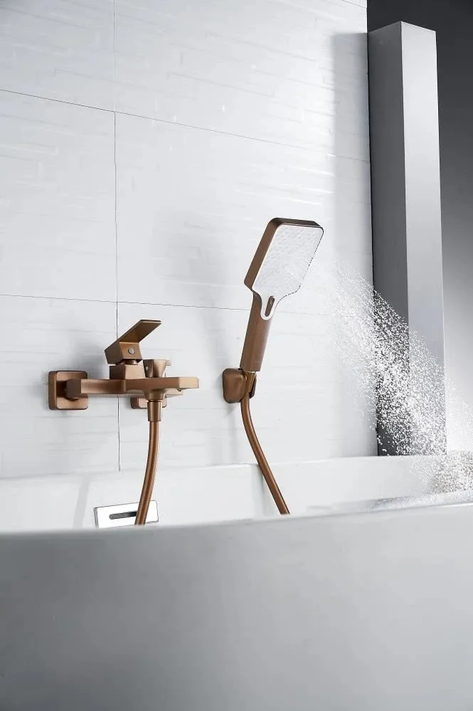 Смеситель для ванны Knotlor KN-22/RB, бронза