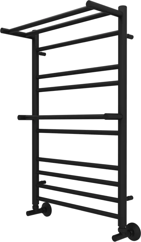 Полотенцесушитель водяной Aquatek Альфа П10 500х800, черный муар