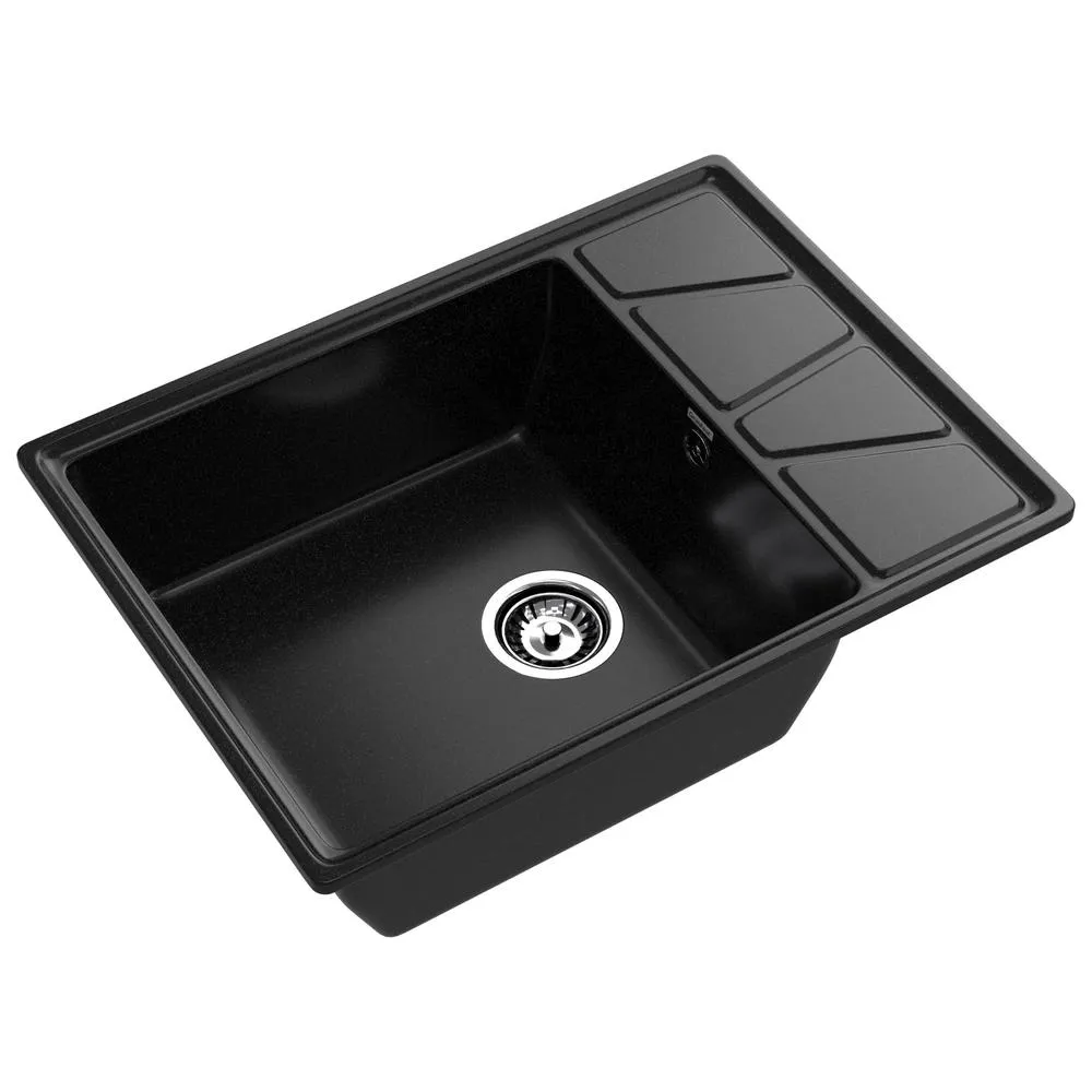 Кухонная мойка GranFest VERTEX 680L, черный
