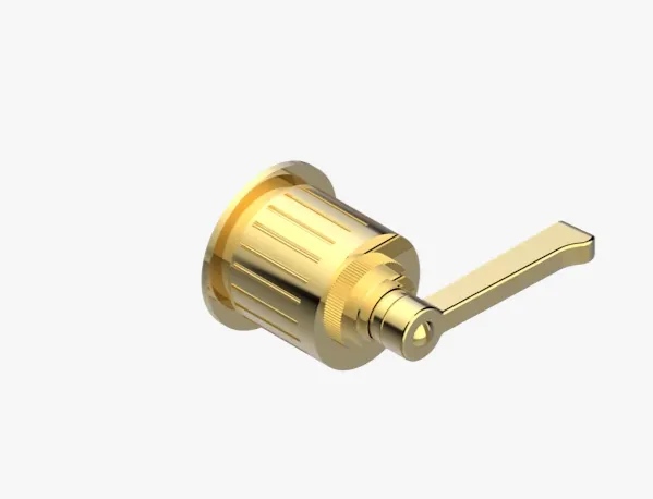 Вентиль THG Hamptons with lever handles, золото светлое (G4S F30 30B)