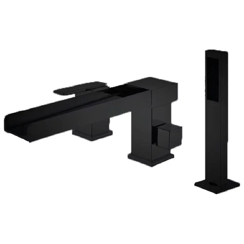 Смеситель на борт ванны Groсenberg GB6008-2BL, черный