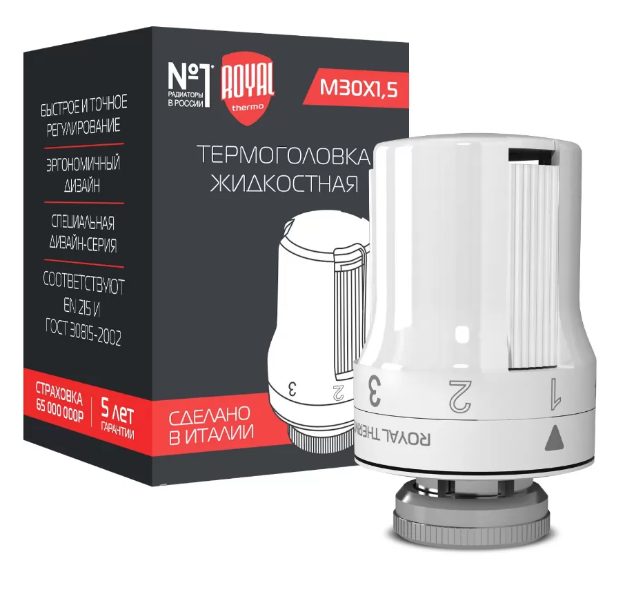 Термостатические головки Royal Thermo