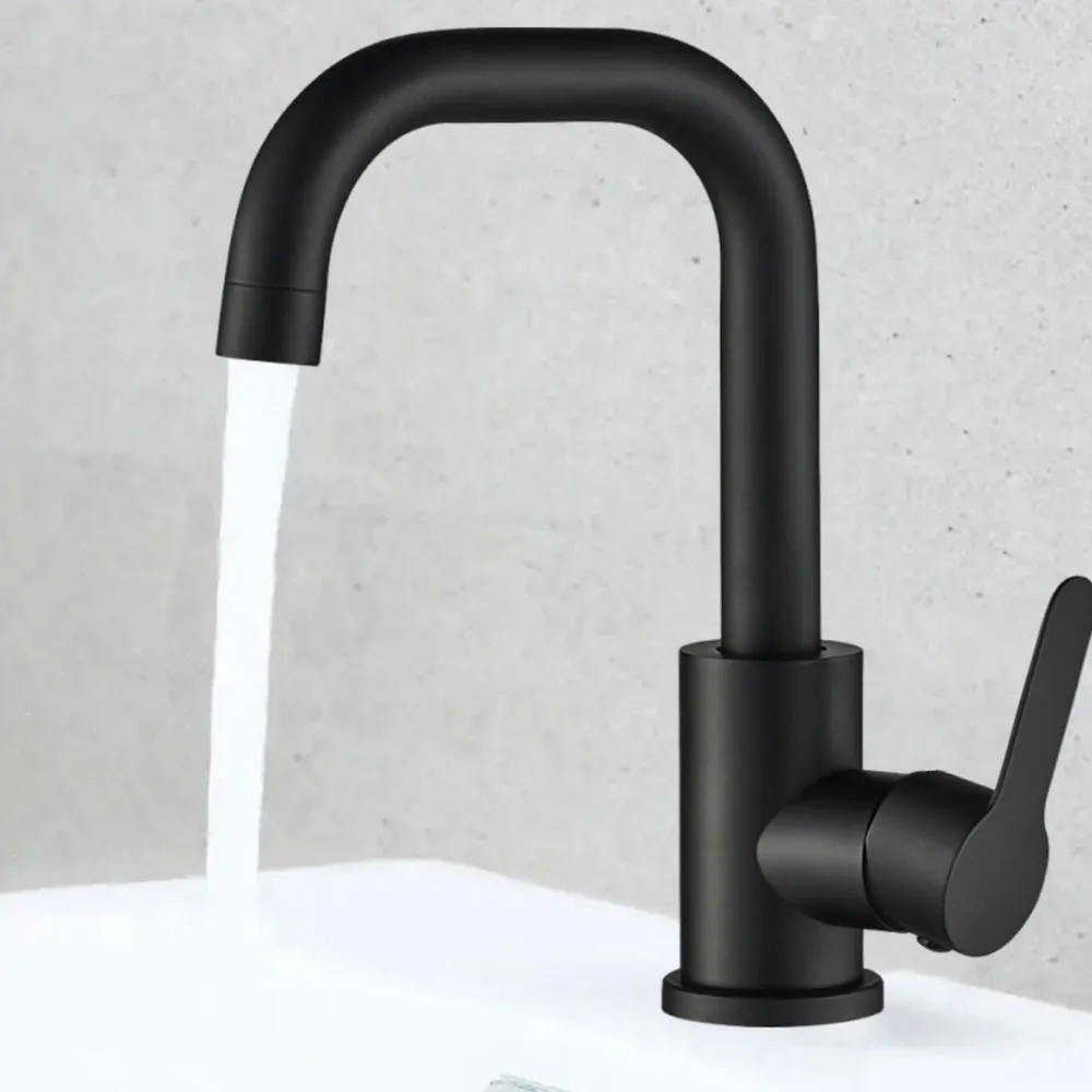 Смеситель для раковины Maretti Project Black PB32RP56, черный