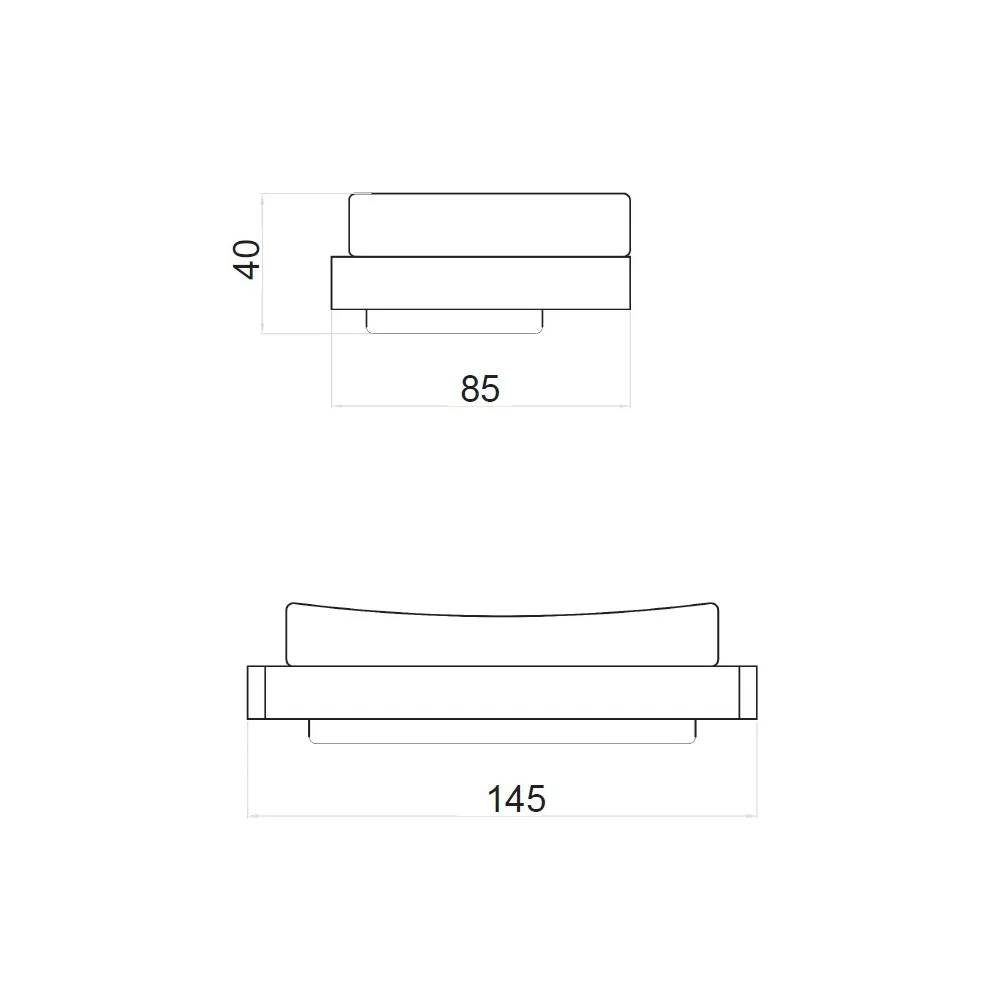 Мыльница Webert Pegaso PE500101010, золото