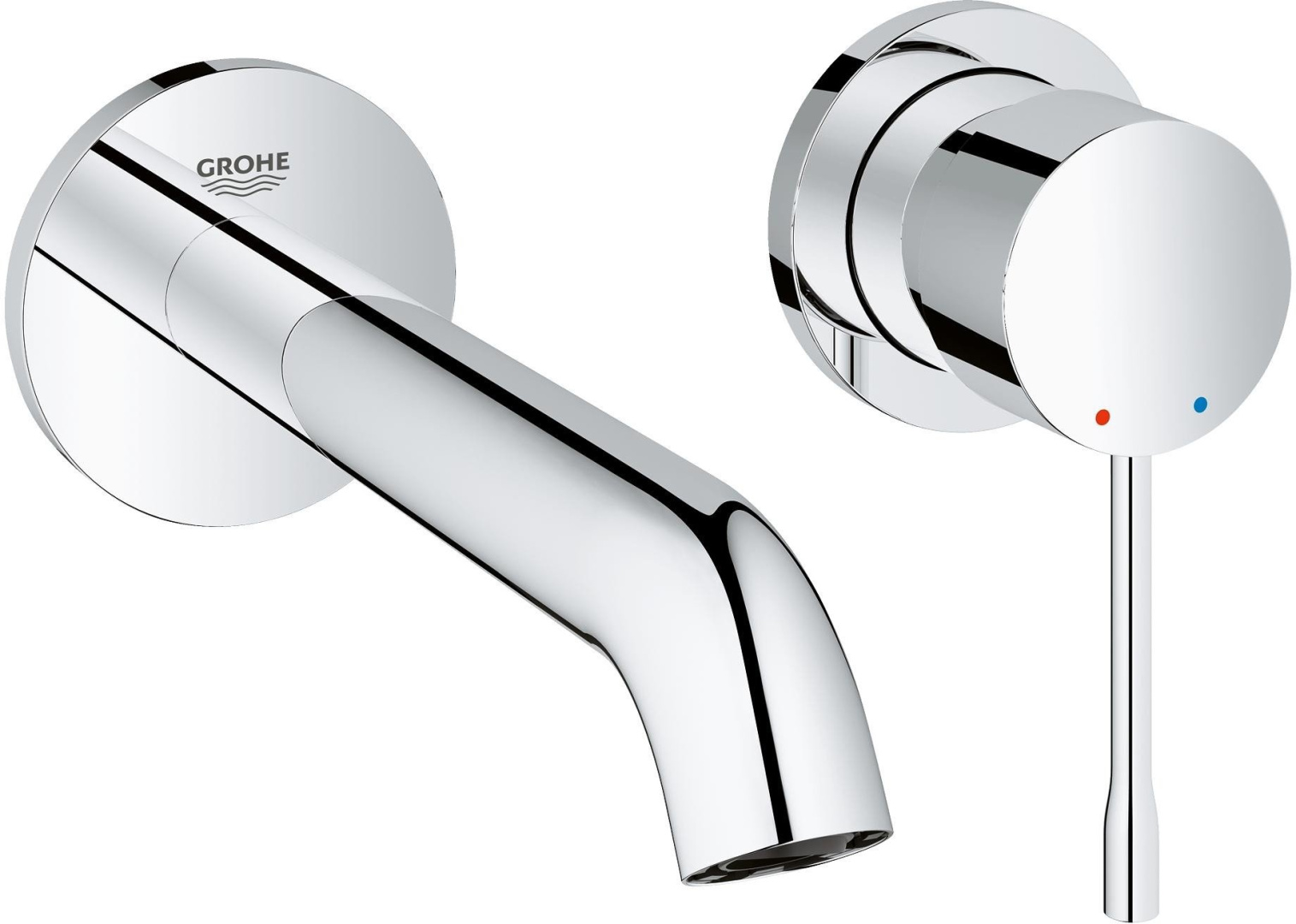 Смеситель для раковины GROHE Essence New настенный встраиваемый, хром (арт. 19408001)