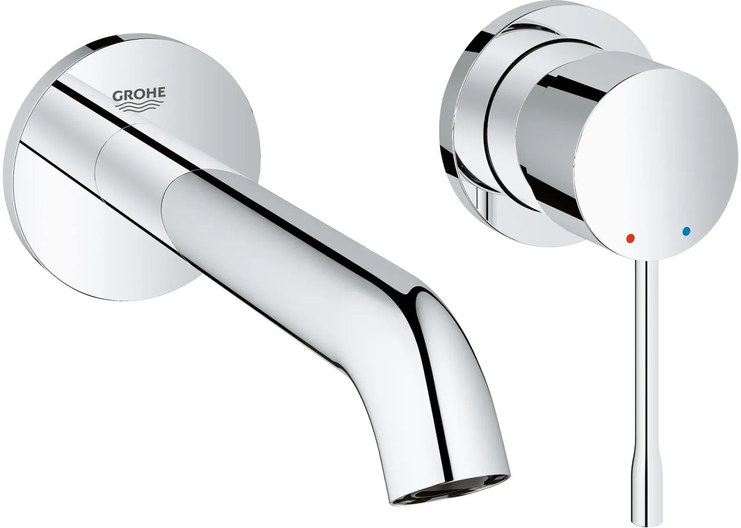 Смеситель для раковины GROHE Essence New настенный встраиваемый, хром (арт. 19408001)