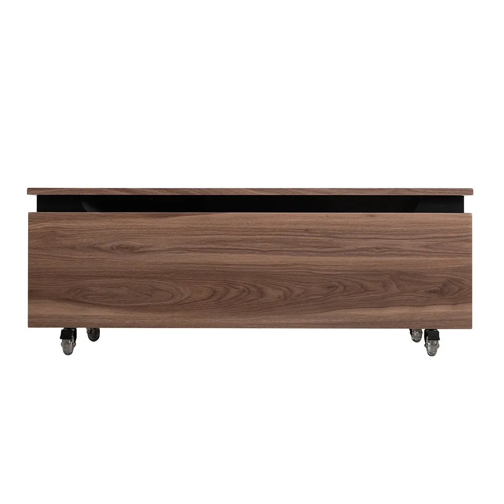 Тумба с одним выкатным ящиком Cezares Slider 966х480х315, Орех дымчатый (SLIDER-1000-1C-PI-NA-P)