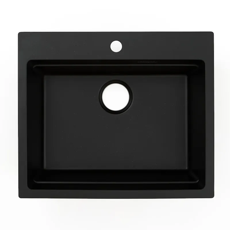 Кухонная мойка Grandex Aqua Comfort 500505, черный металлик