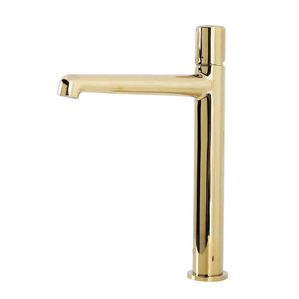 Смеситель для накладной раковины BelBagno Uno, золото (UNO-LMC-ORO-W0)
