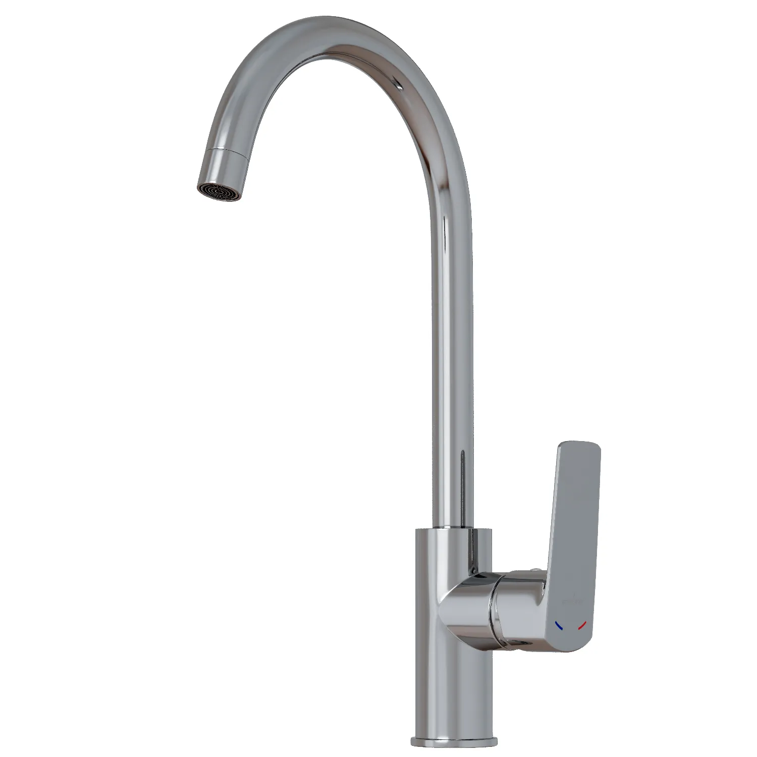Смеситель для кухни 35k MIXLINE МЛ15-031(ML15-031) выс.излив б/отв бок п/гайку (без подводки) (556663)