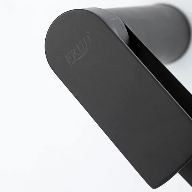 Смеситель для раковины Frud R10158-6, черный