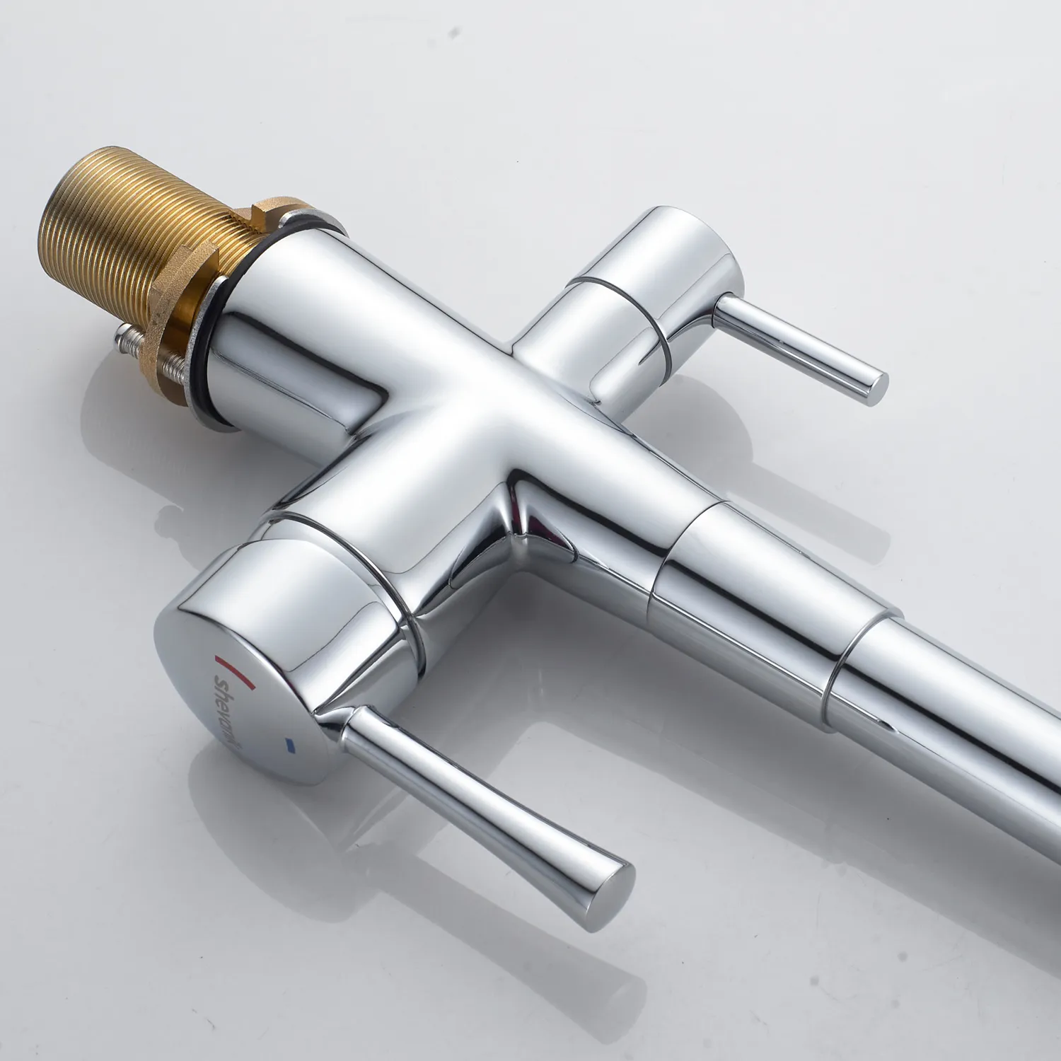 Смеситель для кухни с подключением фильтра Shevanik S528, хром