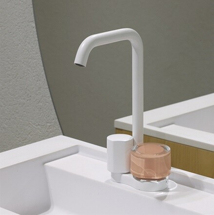 Смеситель для раковины Fima Carlo Frattini So, белый матовый (F3171BBS)