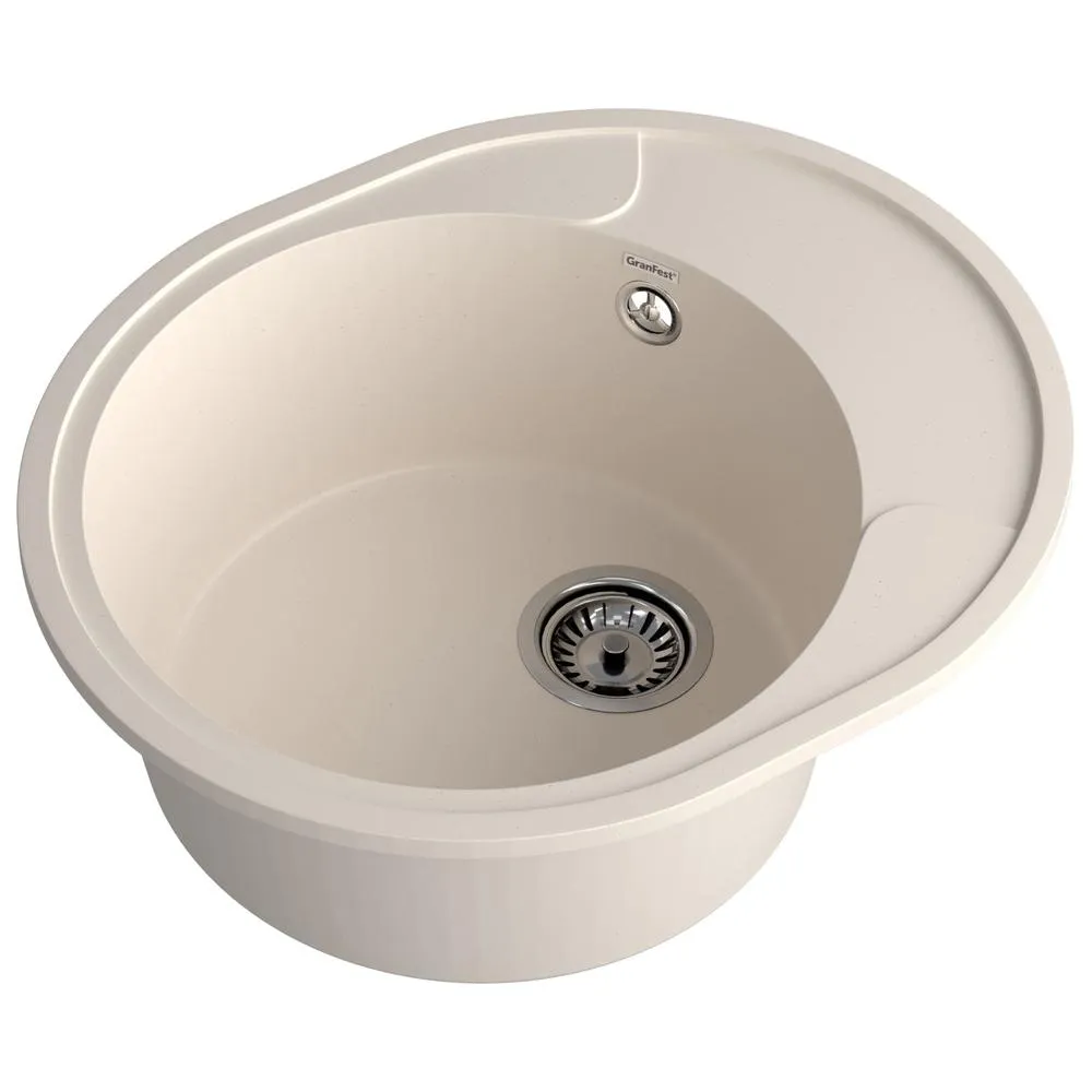 Кухонная мойка GranFest URBAN 857L, белый